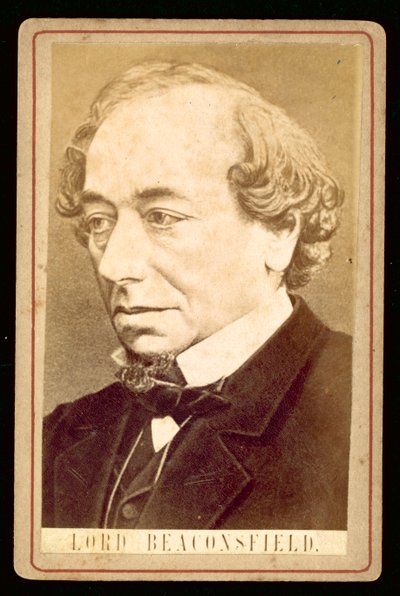 Benjamin Disraeli, Lord Beaconsfield, portrait by English Photographer
