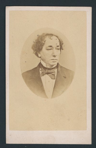 Benjamin Disraeli by English Photographer