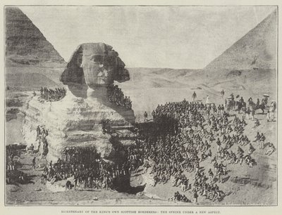 Bicentenary of the Kings Own Scottish Borderers, the Sphinx under a New Aspect by English Photographer