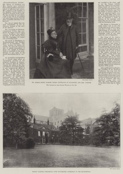 Bishop Sumner at Home by English Photographer