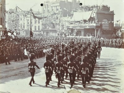Blackwall Tunnel: Pageantry as the Prince of Wales, Later King Edward VII, and Princess Alexandra Attend the Ceremonial Opening of the Tunnel, 1897 by English Photographer