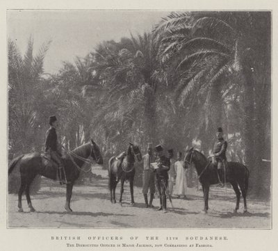 British Officers of the 11th Soudanese by English Photographer