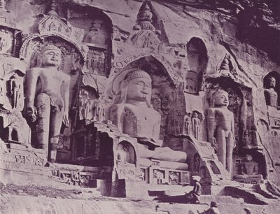 Buddhist Figures, The Happy Valley, Gwalior by English Photographer
