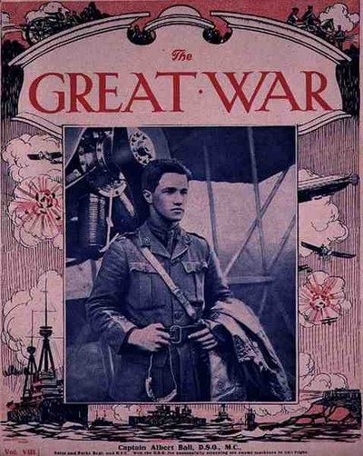 Captain Albert Ball, Front Cover of 