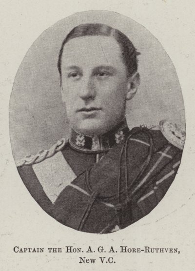 Captain the Honourable A G A Hore-Ruthven, New VC by English Photographer
