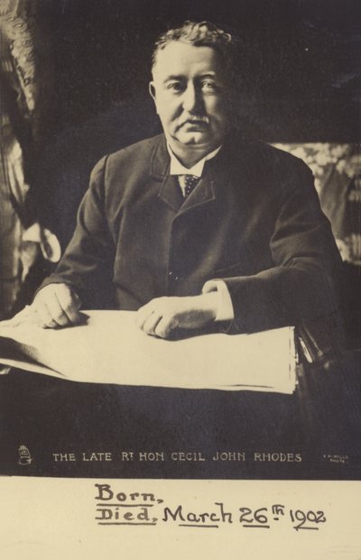 Cecil John Rhodes by English Photographer