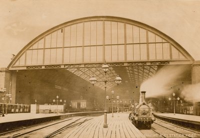 Charing Cross Station, London; Photograph, 1874 by English Photographer