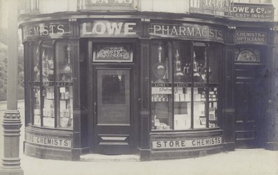 Charles Lowe & Co Drug Store, Newbury, Berkshire by English Photographer
