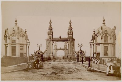 Chelsea Suspension Bridge by English Photographer