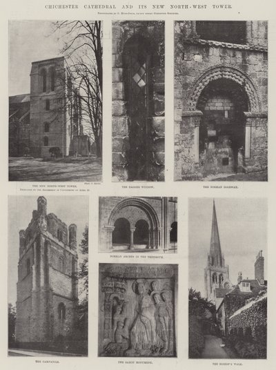 Chichester Cathedral and its New North-West Tower by English Photographer
