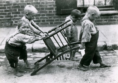 Child Poverty, London by English Photographer