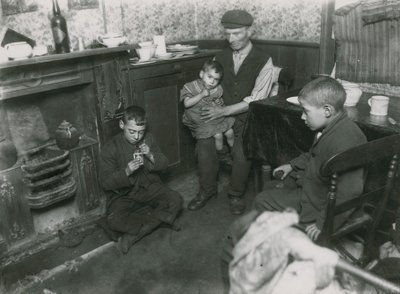 Child Poverty, London by English Photographer