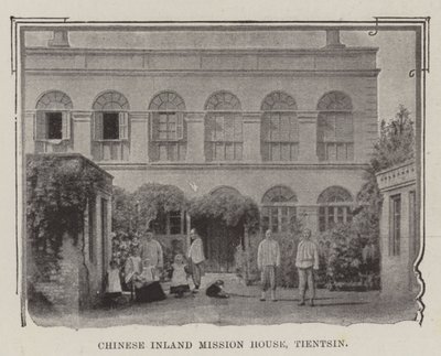 Chinese Inland Mission House, Tientsin by English Photographer