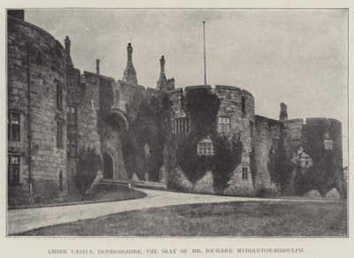 Chirk Castle, Denbighshire, the Seat of Mr Richard Myddleton-Biddulph by English Photographer