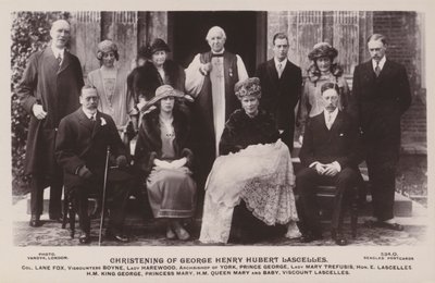 Christening of George Henry Hubert Lascelles by English Photographer