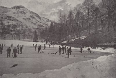 Curling at Birnam by English Photographer