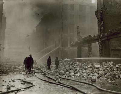 Damage in the City of London by English Photographer
