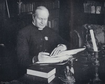 Dean Farrar in his Study by English Photographer