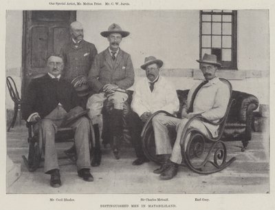 Distinguished Men in Matabililand by English Photographer