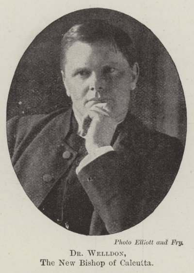 Dr Welldon, the New Bishop of Calcutta by English Photographer