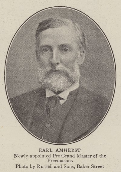 Earl Amherst by English Photographer