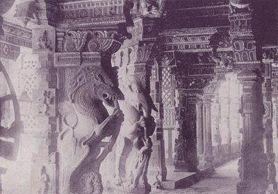 Entrance to the Golden Lily Tank, Madurai by English Photographer