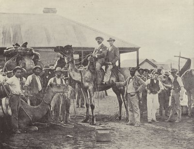 Equipping a Prospecting Party, Coolgardie, Western Australia by English Photographer