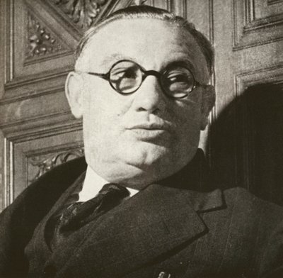 Ernest Bevin, Portrait, c. 1940 by English Photographer