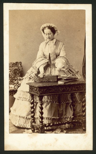 Eugenie, Empress Consort of the French by English Photographer