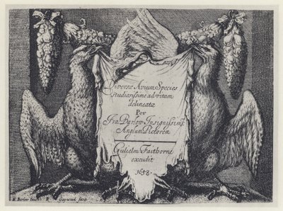 F Barlow, Diversae avium species, G Faithorne 1658 by English Photographer