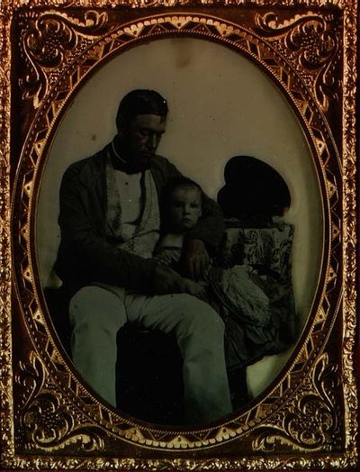 Father and Child by English Photographer