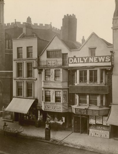 Fleet Street, London; north side featuring 184-186 Fleet Street by English Photographer