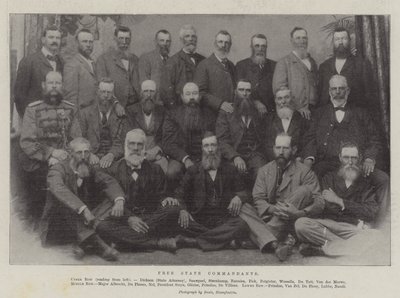 Free State Commandants by English Photographer