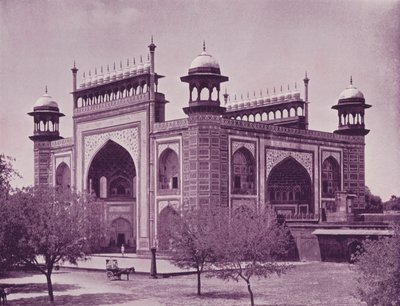 Gate of the Taj, Agra by English Photographer