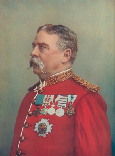 General Sir Hugh Gough. Keeper of the Jewels, Tower of London by English Photographer