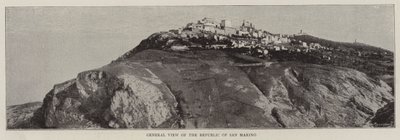 General View of the Republic of San Marino by English Photographer