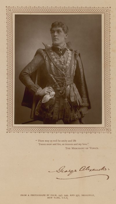 George Alexander, Actor by English Photographer