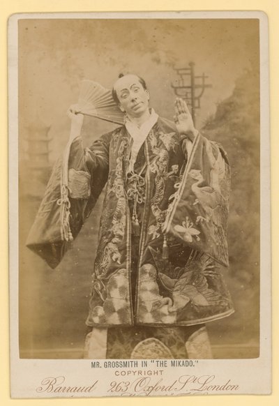 George Grossmith as Ko-Ko in The Mikado by English Photographer