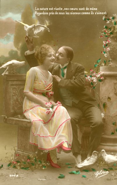Glamour Postcard by English Photographer
