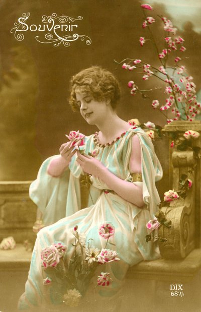 Glamour Postcard by English Photographer