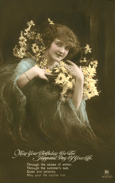 Glamour Postcard by English Photographer
