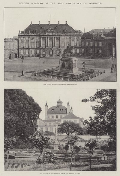 Golden Wedding of the King and Queen of Denmark by English Photographer