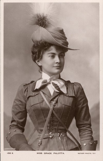 Grace Palotta, Austrian-born stage actress, as Daisy in the musical comedy The Messenger Boy by English Photographer