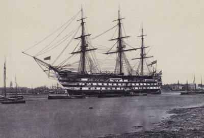 HMS St Vincent by English Photographer