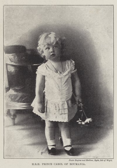 HRH Prince Carol of Roumania by English Photographer