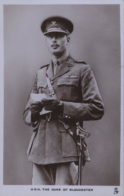 HRH The Duke of Gloucester by English Photographer