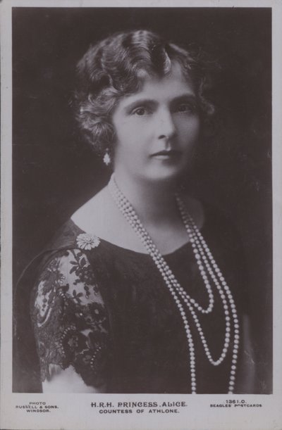HRH The Princess Alice by English Photographer