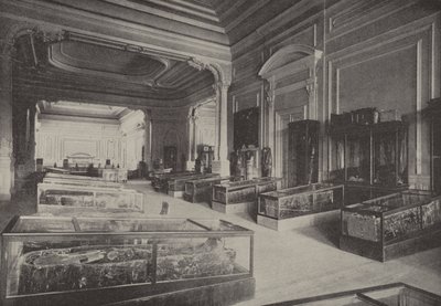Hall of the Royal Mummies, containing the mummy of Rameses II, the oppressor of the children of Israel by English Photographer