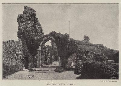 Hastings Castle, Sussex by English Photographer