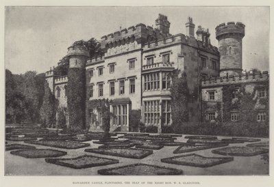 Hawarden Castle, Flintshire, the Seat of the Right Honourable W E Gladstone by English Photographer